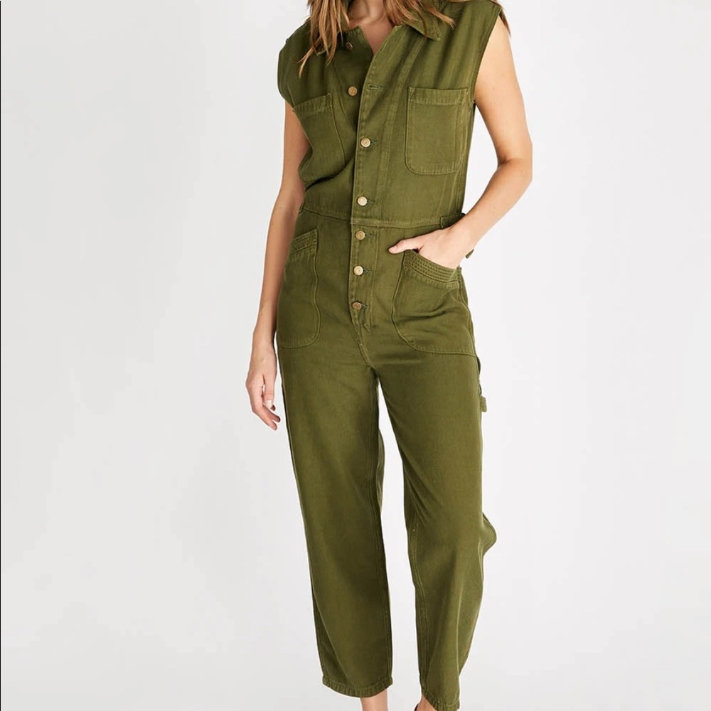 Etica Denim Sleeveless Coveralls